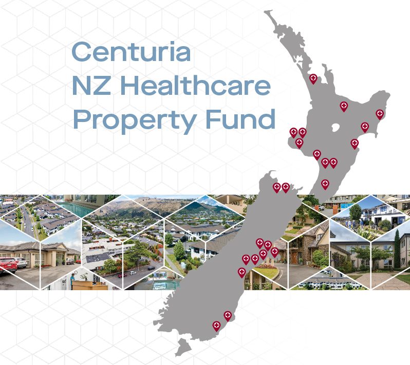 Heritage Healthcare properties on NZ map